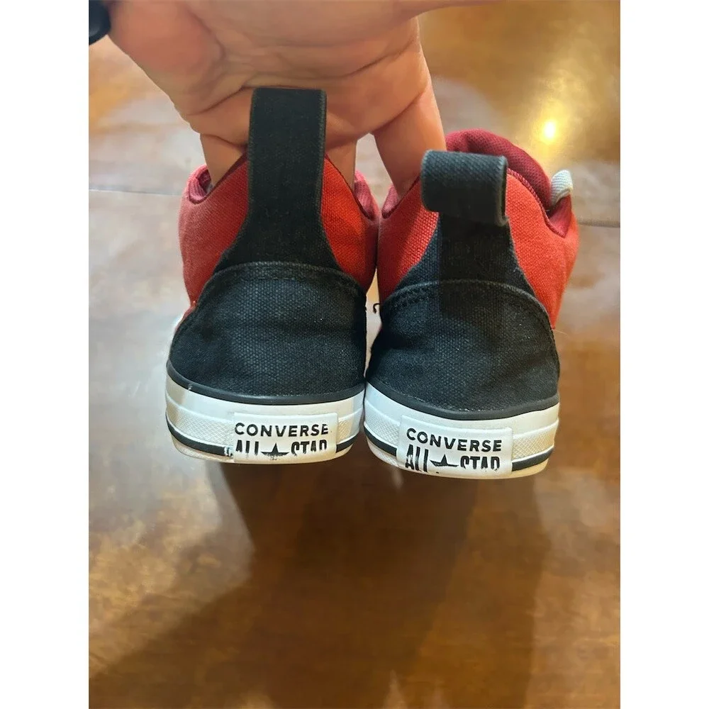 Converse Chuck Taylor All Star Ollie Mid Boys Sneakers Red Size 3